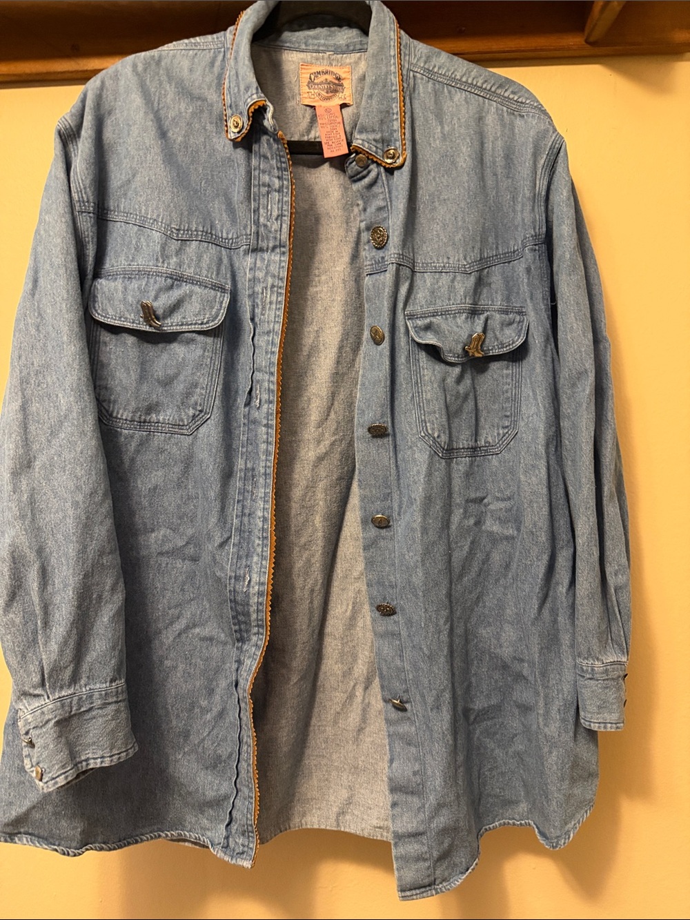 Light Blue Denim Shirt Jacket - Unbranded Women's Lightweight Overshirt